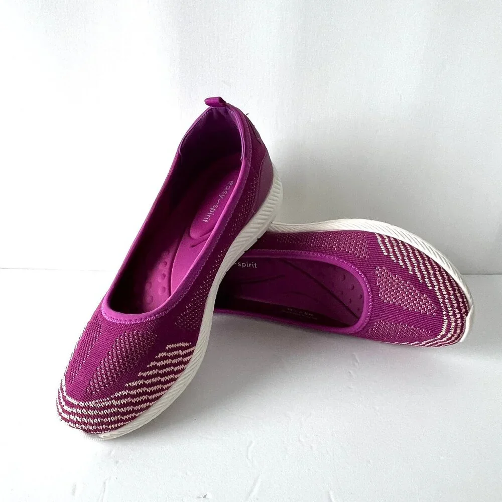 Easy Spirit Slip Ons Segeinee Shoes, Bright Pink, Size 7.5, NWOB! - Picture 3 of 13